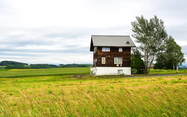 Landelijk huis op zomerdag — Stockfoto