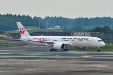 Tokyo Narita Havalimanı 'nda yolcu uçağı 
