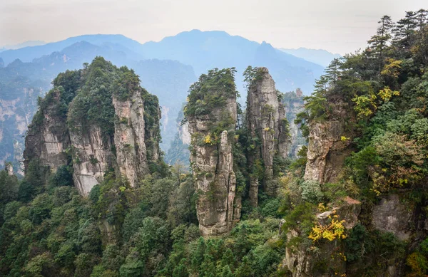 中国湖南省の張り家界国立公園 — ストック写真