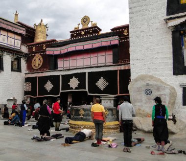 Lhasa Caddesi, Tibet 