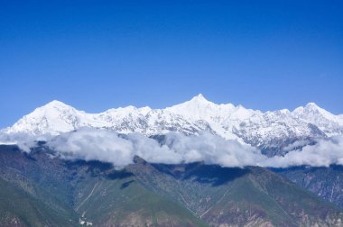 Yunnan'daki Meili kar dağı, Çin 