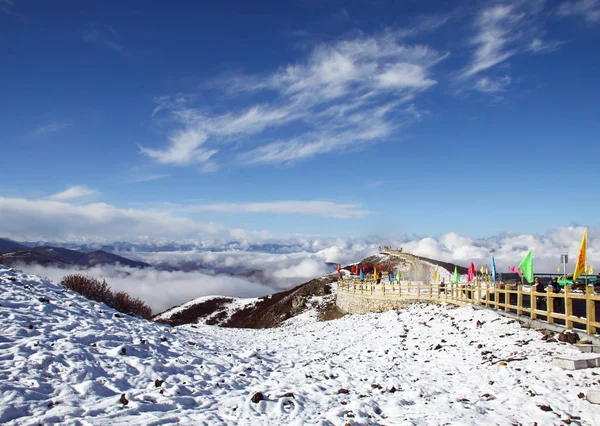 Point de vue depuis le sommet de Snow Mountain — Photo