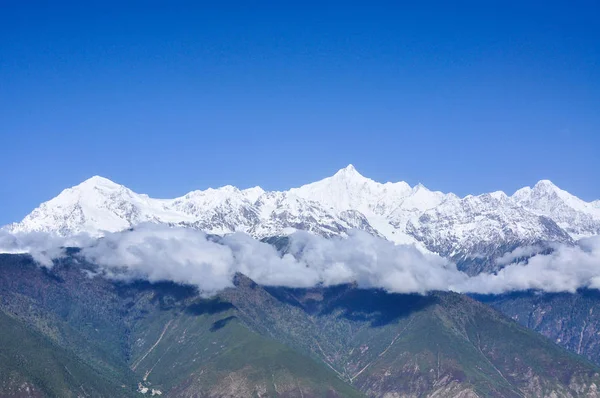 Yunnan'daki Meili kar dağı, Çin 