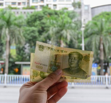 Çin para birimi 1 Yuan banknot