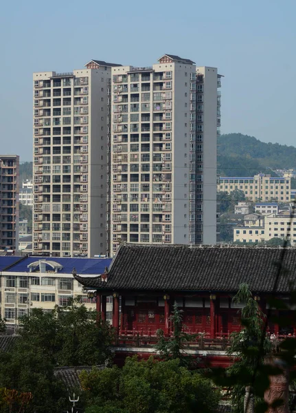 Cityscape Nanning, Çin — Stok fotoğraf