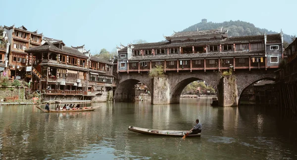 Fenghuang Old Town, Hunan, Kína — Stock Fotó