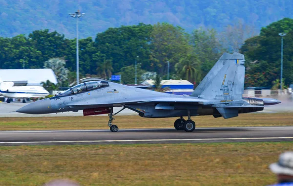 Malajská letecká základna Suchoi Su-30 MKM — Stock fotografie