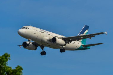 Singapur Havaalanı'na uçak inişi 