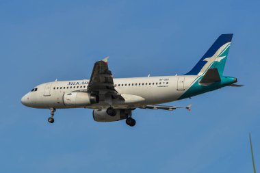 Singapur Havaalanı'na uçak inişi 