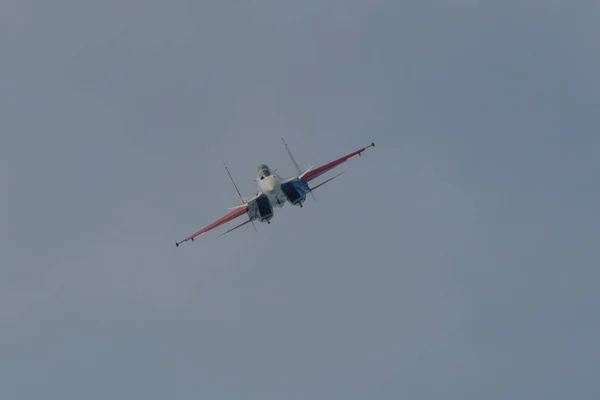 Russian Knights Su-30SM fighter jet — Stock Photo, Image