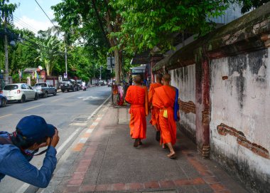 Chiang Mai Budist rahipler, Tayland 