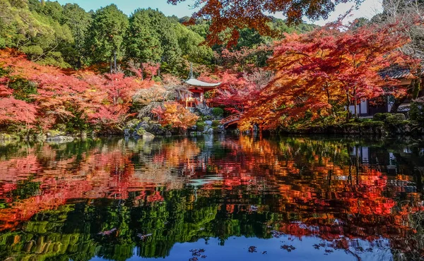 Paisajes otoñales en Kyoto, Japón — Foto de Stock