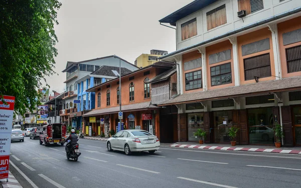 Calle en Chiang Mai, Tailandia — Foto de Stock