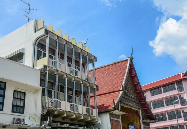 Старые здания Чиангмая, Таиланд — стоковое фото