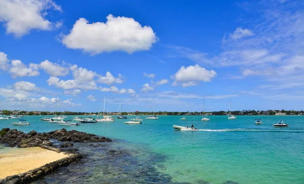 Paisaje marino de la isla de Mauricio — Foto de Stock