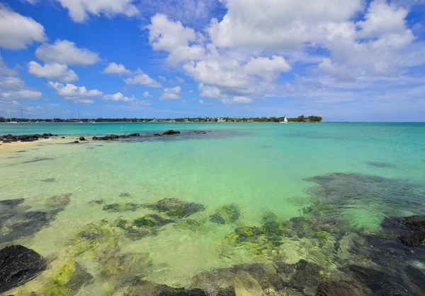 Paisaje marino de la isla de Mauricio — Foto de Stock