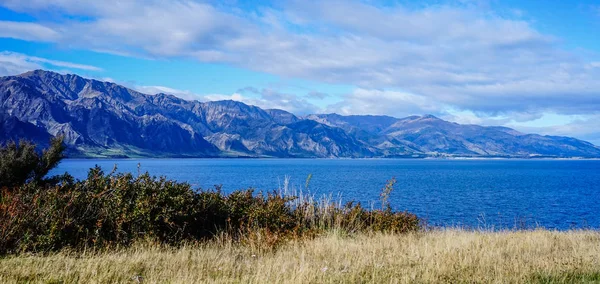 Sjön landskap i Nya Zeeland — Stockfoto