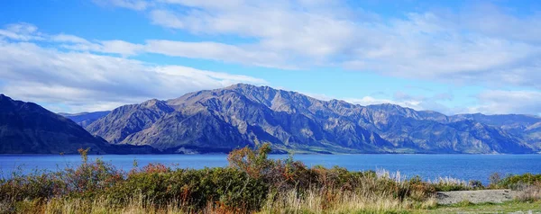 Sjön landskap i Nya Zeeland — Stockfoto