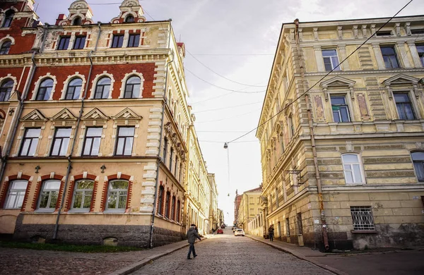 Edificios antiguos en Vyborg, Rusia —  Fotos de Stock