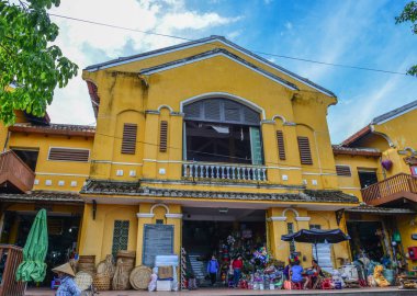 Hoi An, Vietnam'daki eski binalar 