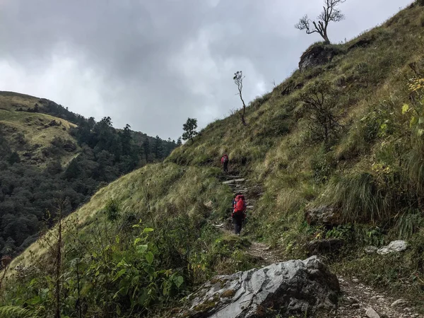 Annapurna Circuit Trekking in Pokhara, Nepal — Stockfoto