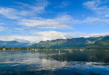 Srinagar Dal Gölü Manzarası, Hindistan