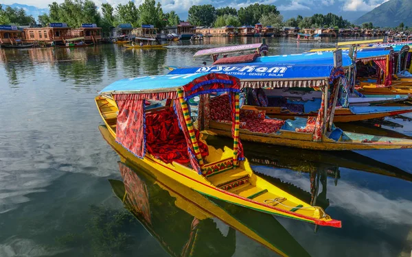Paisagem de Dal Lake em Srinagar, Índia — Fotografia de Stock