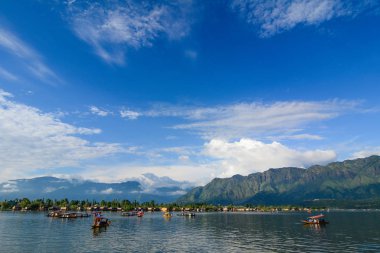 Srinagar Dal Gölü Manzarası, Hindistan