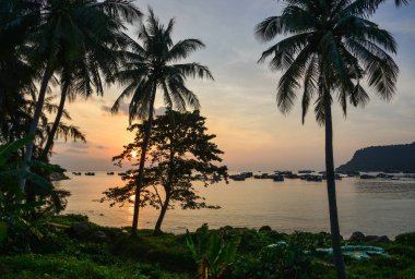 Okyanusta gün batımı