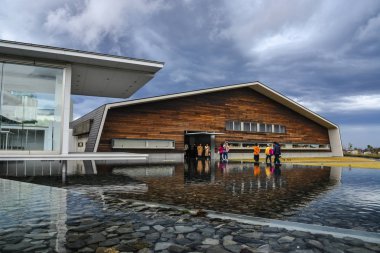 Bir eko-tatil köyünün ahşap mimarileri