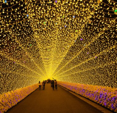 Nabana No Sato dev liderliğindeki ışık tüneli