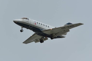 Saigon havaalanına iniş yolcu uçak 