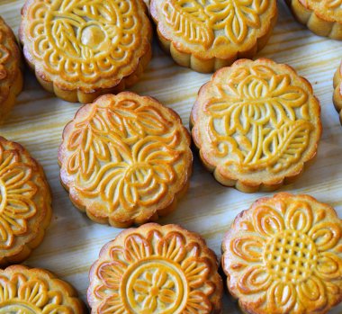 Çin tarzı geleneksel ay pastası 