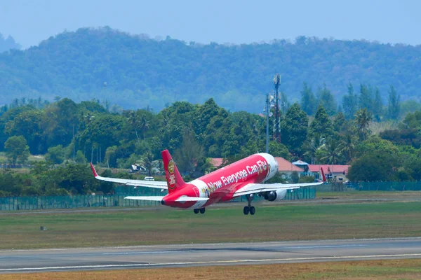Langkawi Maleisië Mar 2019 Aja Airasia Airbus A320 Keer Wereld — Stockfoto