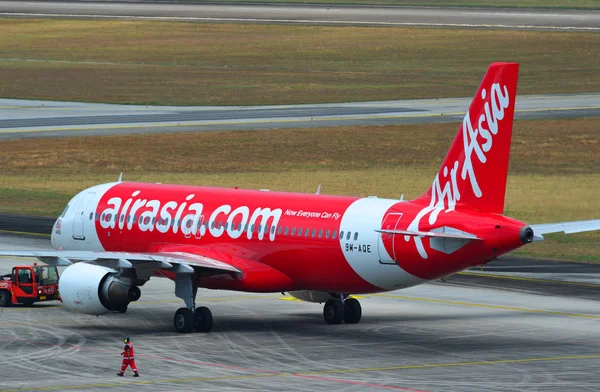 Langkawi Malaisie Mars 2019 Airasia Aqe Airbus A320 Circulant Sur — Photo