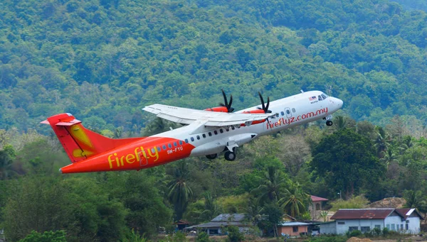 Langkawi Malezya Fyg Firefly Atr 500 Langkawi Havaalanı Kalkış Lgk — Stok fotoğraf