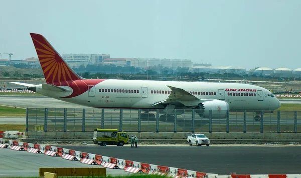 Singapore Mar 2019 Ang Air India Boeing 787 Dreamliner Taxiing — Stock Photo, Image