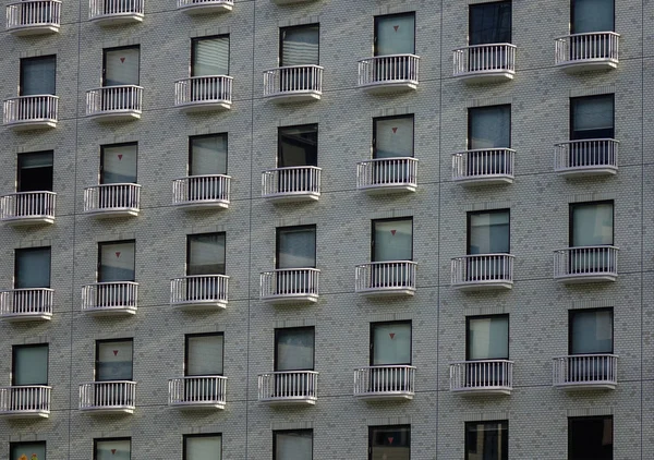 Tokyo Japan Apr 2019 Facade Modern Apartment Downtown Tokyo Japan — Stock Photo, Image