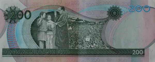 Notas de peso filipinas — Fotografia de Stock
