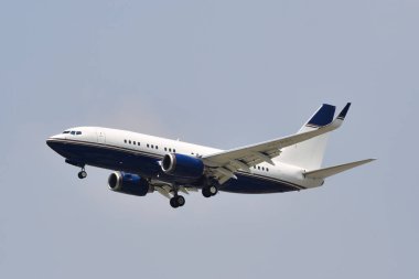 Saygon, Vietnam - Mar 18, 2019. Vp-Bel Orient Global (Singapur) Boeing 737-700 Bbj Saigon, Vietnam Tan Son Nhat Havaalanı (Sgn) iniş.