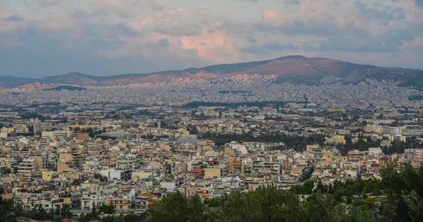 Luftaufnahme Von Athen Griechenland Athen Ist Eine Touristenattraktion Die Geschichte — Stockfoto