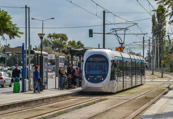 Aten Grekland Okt 2018 City Railway Aten Grekland Aten Global — Stockfoto