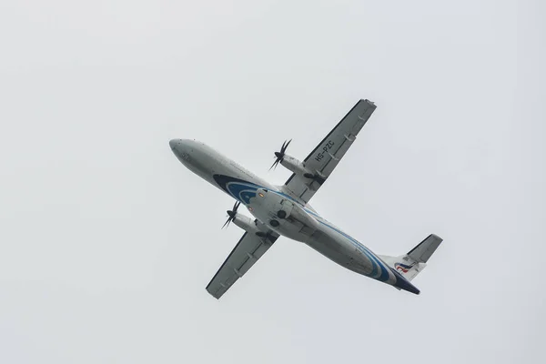 Phuket Thailand Apr 2018 Pzc Bangkok Airways Atr 600 Opstijgen — Stockfoto