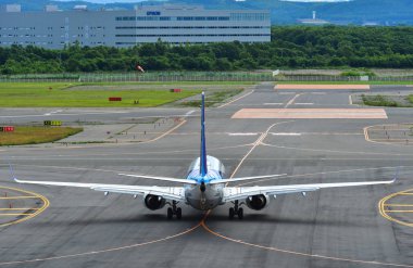 Hokkaido Yeni Chitose Havaalanı'nda uçak