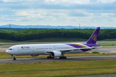 Hokkaido Yeni Chitose Havaalanı'nda uçak