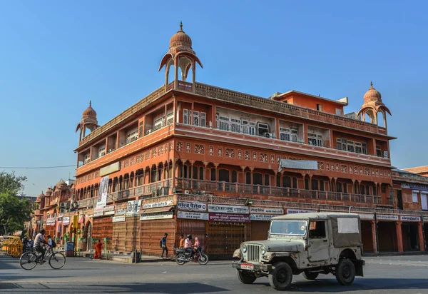 Edifícios antigos em Jaipur, Índia — Fotografia de Stock