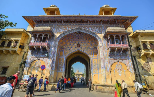 Régi épületek, Jaipur, India — Stock Fotó