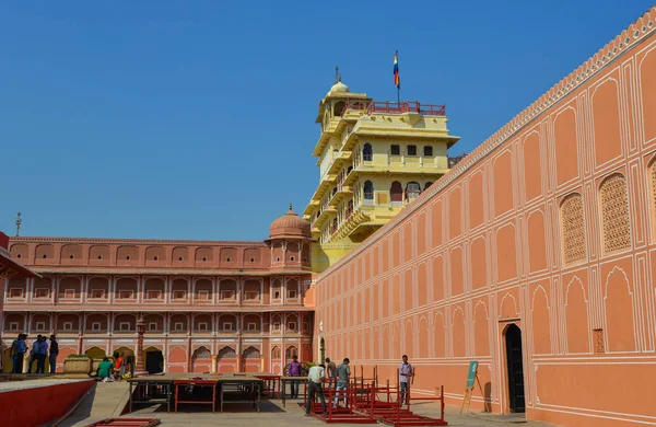 Edifícios antigos em Jaipur, Índia — Fotografia de Stock