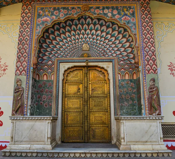 Dentro del Palacio de la Ciudad en Jaipur, India — Foto de Stock