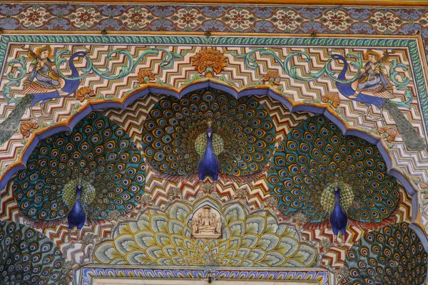 Innenansicht des Stadtpalastes in Jaipur, Indien — Stockfoto